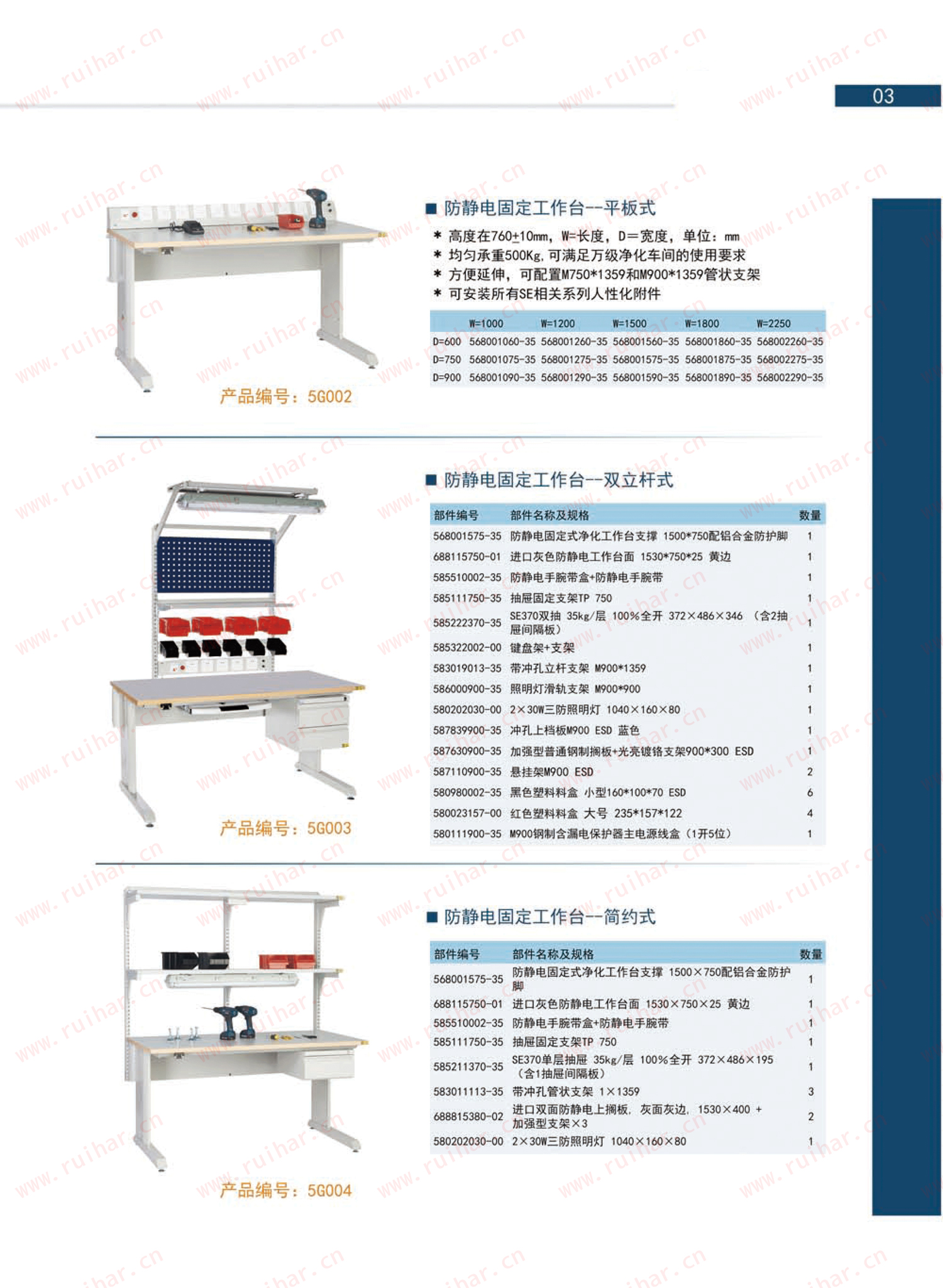 固定式防靜電式作臺(tái)，SEG-08-A，SEG-08-B，SEG-08-C，SEG-08-D，森億