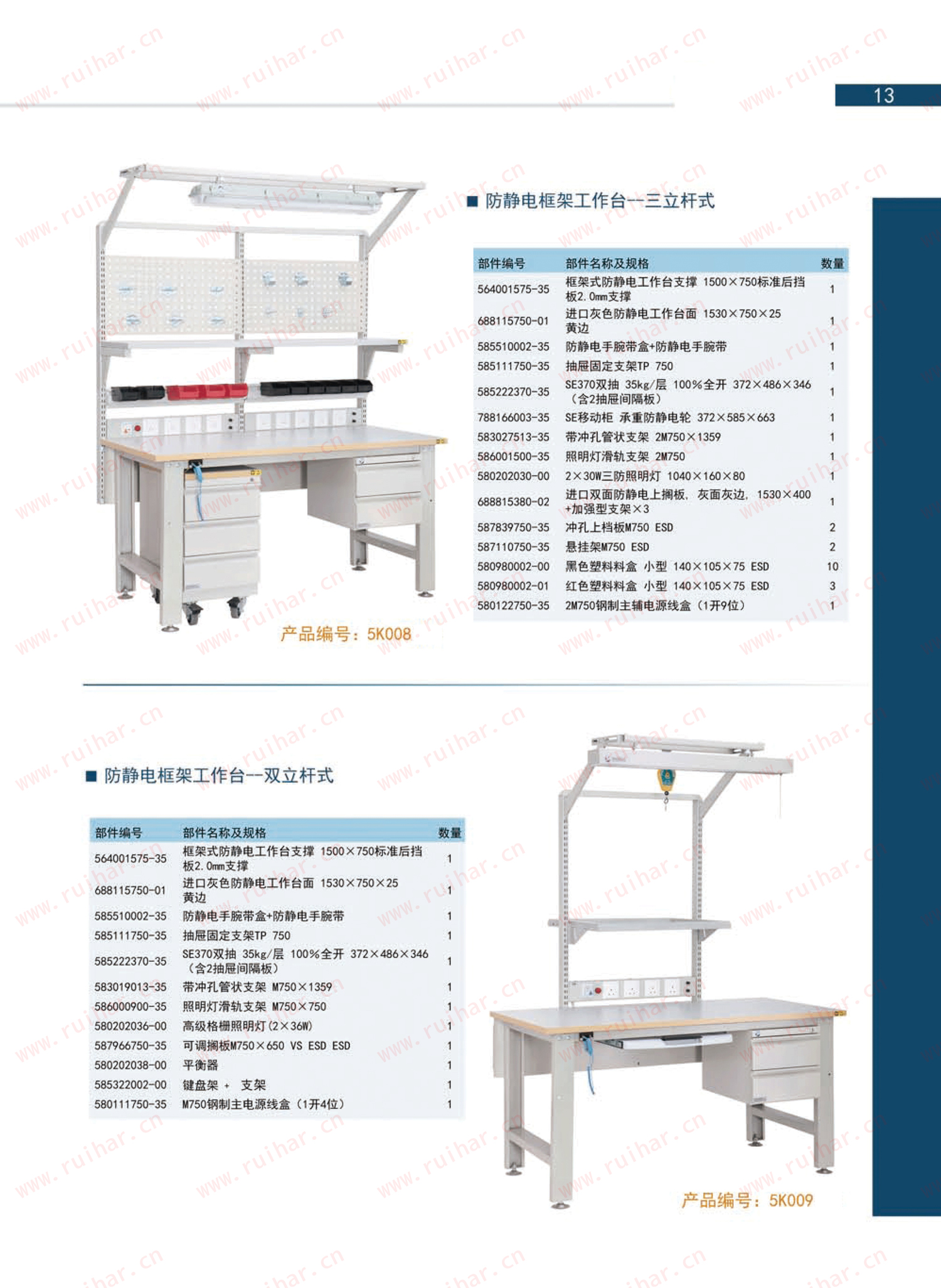 固定式防靜電式作臺(tái)，SEG-04-A，SEG-04-B，SEG-04-C，SEG-04-D,森億