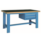 重型工作臺高分子桌板帶兩吊抽，GF1500-B，GF1800-B，GF2000-B