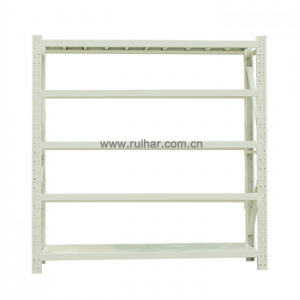 中型貨架主架（五層擱板，500kg/層）白色