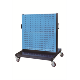 移動型雙面物料架960×640×1156mm(4百葉)，XKM-2204