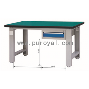 重型工作臺(tái)帶單抽(40mm復(fù)合臺(tái)面)，E-XTG1575+XB10-1TG(B)