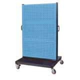 移動型雙面物料架960×640×1605mm(6方孔)，XKM-2360