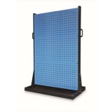 固定型雙面物料架960×630×1450mm(4方孔2百葉)，KR-2342
