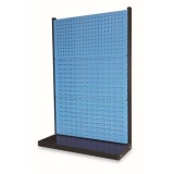 固定型單面物料架960×375×1450mm(1方孔2百葉)，KR-1312