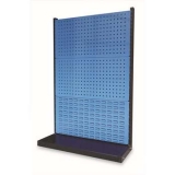 固定型單面物料架960×375×1450mm(2方孔1百葉)，KR-1321